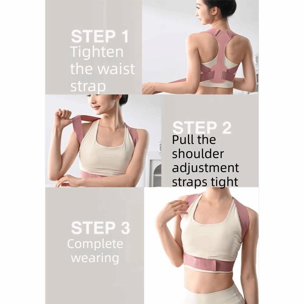 Invisibility Back Support Belt Adjustable Corrector Corset Back Neck Brace  Spine Support