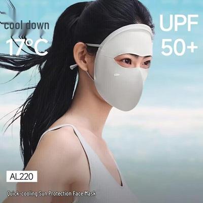 Gesichtsmaske mit Sonnenschutz
