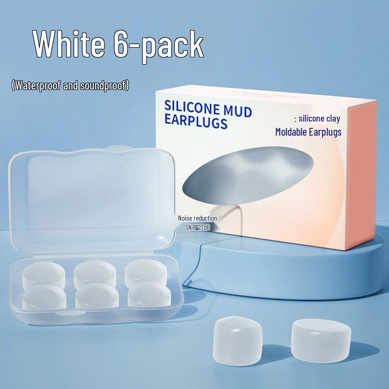 Disposable Silicone Earplugs: Sleep & Study Soundproofing for Snoring & Noise Reduction