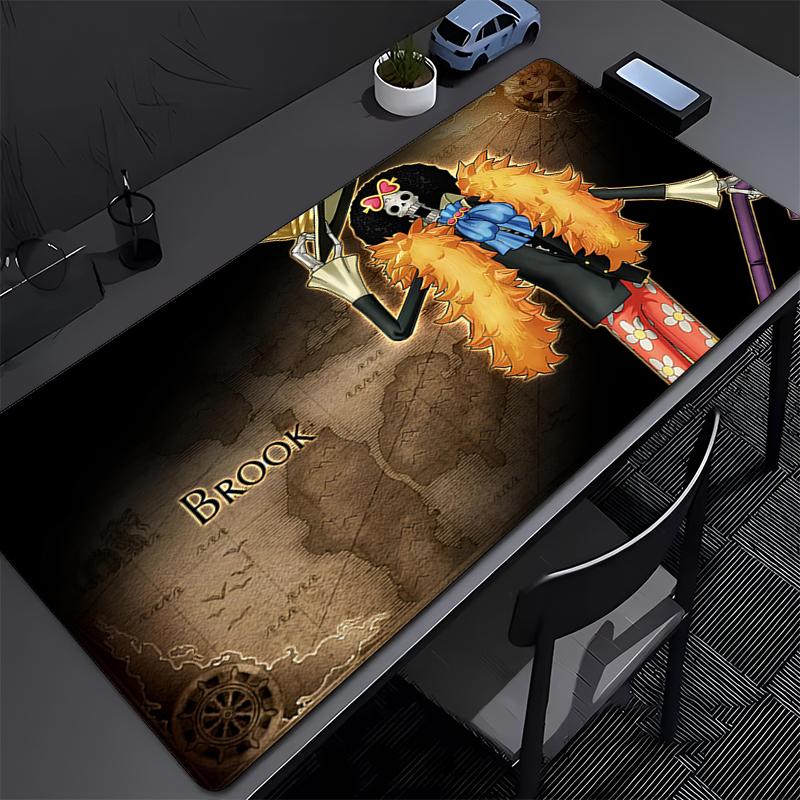 Anime Gaming Speed Mouse Pad Gamer Cabinet Mouse Mat One Piece Brook Designed Specifically Keyboard Mousepad Computer Desk Mat
