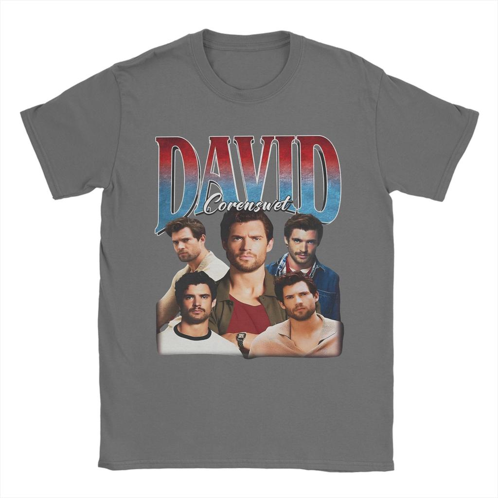 David Corenswet Collage T Shirts for Unisex Pure Cotton Leisure TShirts Round Neck  Tees Short Sleeve Clothing Gift Idea