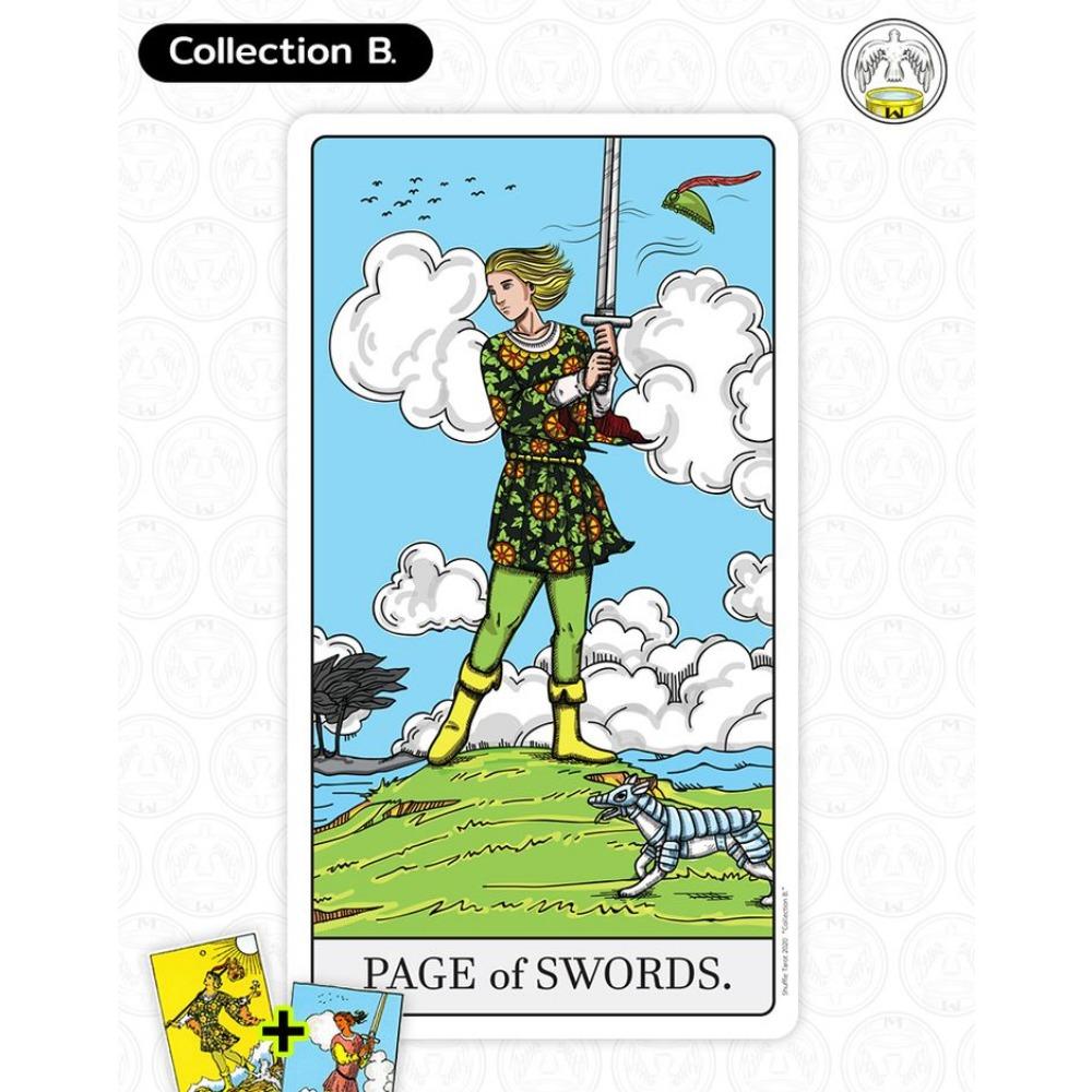 10.3*6cm Shuffle Tarot Collection B Shuffled World of RWS Tarot Deck 80 Pcs Cards A Creative Way of Telling A Story