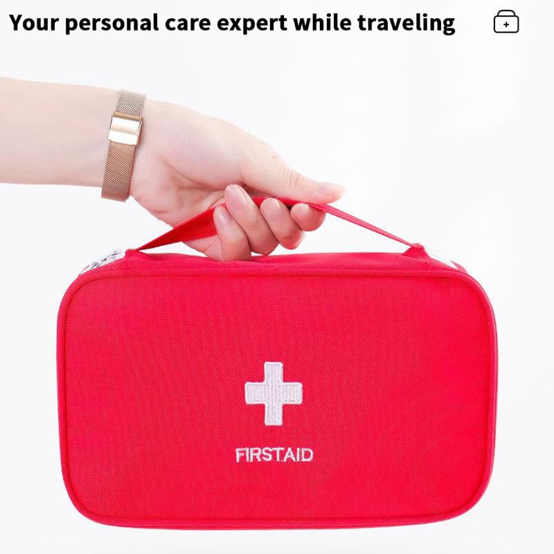 Empty Large First Aid Kit Portable Outdoor Survival Disaster Earthquake Emergency Kit Home/Car Medical Kit Empty Pack