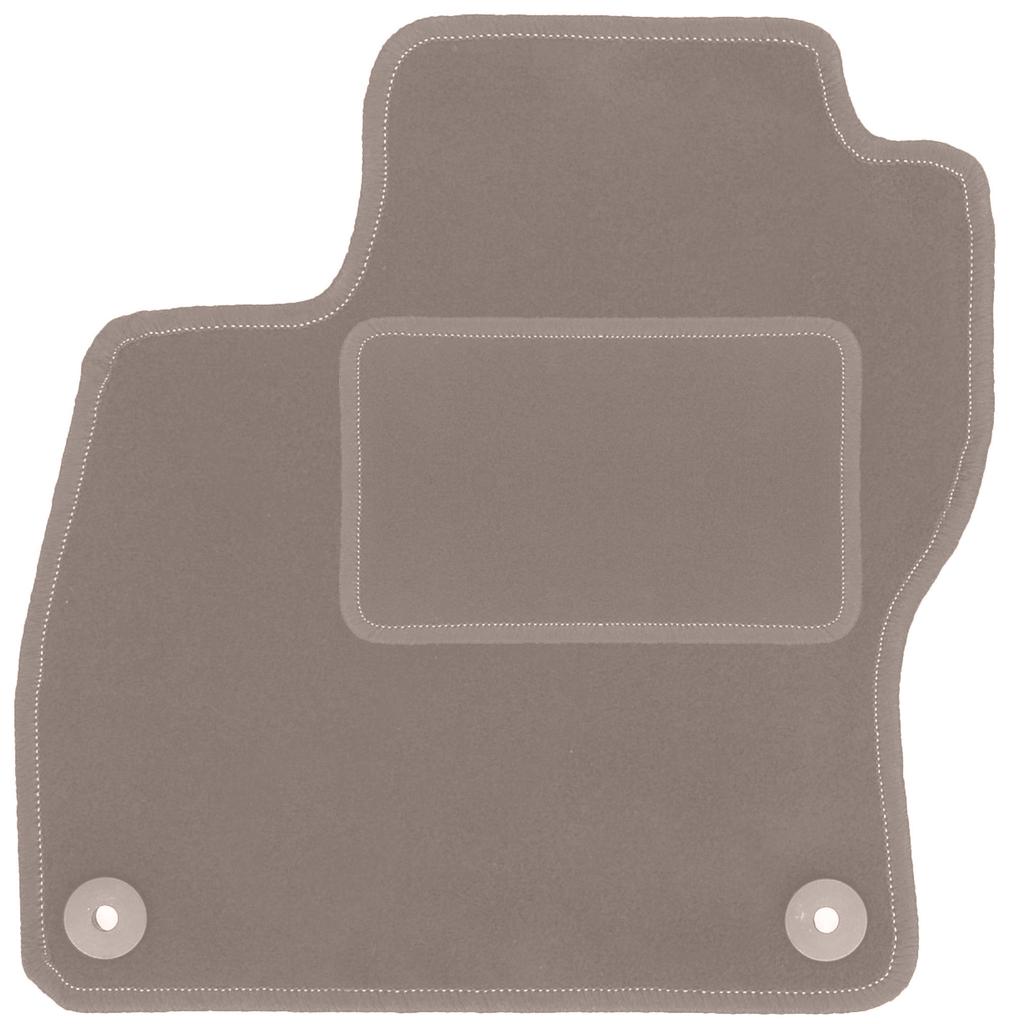 Beige Fahrermatte für: Ford Focus MK3 Schrägheck, Limousine, Kombi (2010-2018)