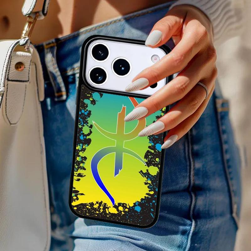 Amazigh Flag Phone Case For iPhone 17 Air 14 15 13 12 Max Cover For Apple 14 15 16 16e 11 Pro Max Plus Coque