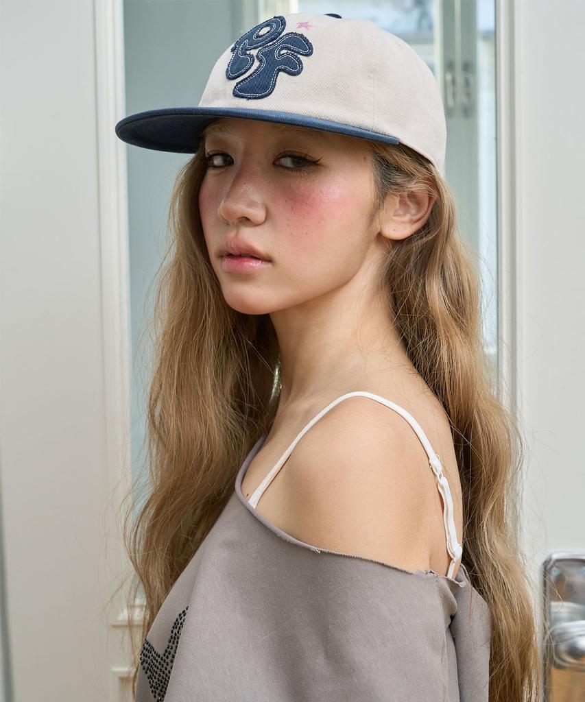 PARFUM DE LAUBE Applique Ball Cap_3Colors