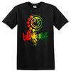 T-shirt Punk Rock Blink 182 Grafica Colorata Stile Band Musica Alternativa