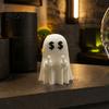 Small Flat Surface Decor Halloween Ghost Figurine, 3D Printed Cute Rock Statue, Mini Sculpture Funny Coffee Table Centerpieces Shelf Mantel Ornaments