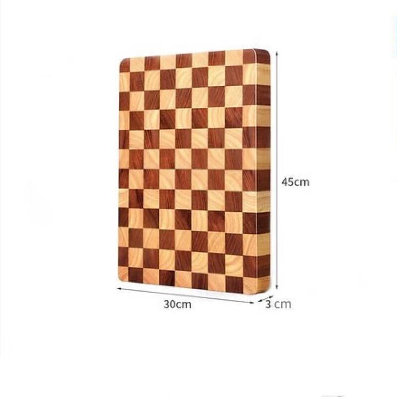 ZISIZ Checkerboard Acacia Wood Cutting Board