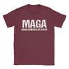 MAGA  TShirt for Unisex Women Greenland Funny Pure Cotton Tee Shirt Round Neck Short Sleeve T Shirt Graphic Tops