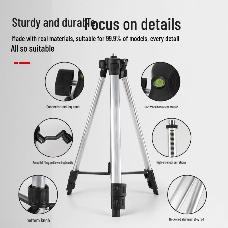 Telescopic Tripod Stand for Laser Level and Spirit Level Support