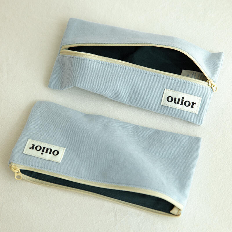 Плоский пенал (9 цветов) 2-2. morning sky(topside zipper)