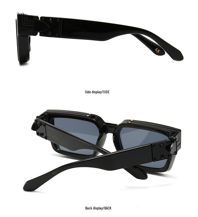 European & American Street Style Square Sunglasses for Men & Women - Z1165E
