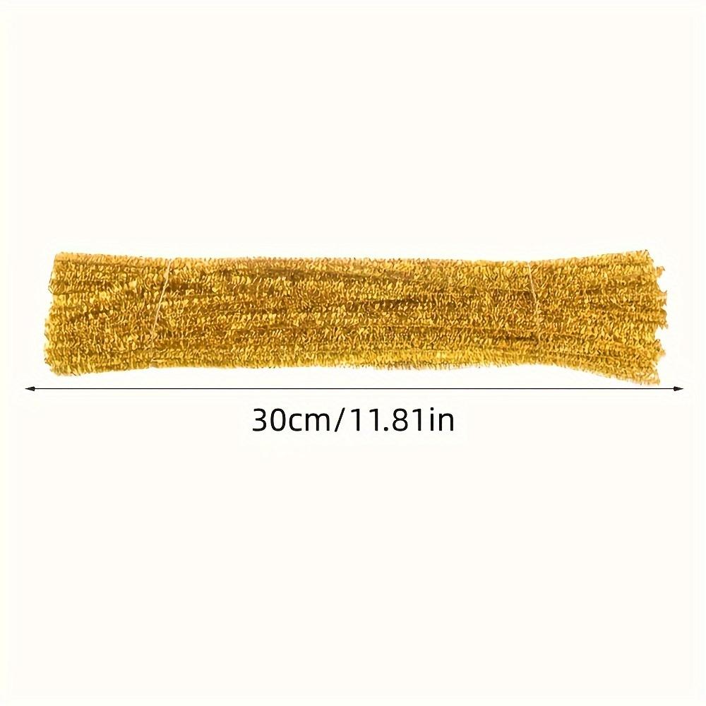 100 Shiny Plush Soft Iron Wires, Suitable for Art and Handmade Crafts, Mixed Color Decorations DIY Materials for Christmas Gifts