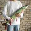 Dulton Fishes Pike 85 Fish Cushion for Everyday Life Large Body Pillow Marine Life Nordic Lucius FISHES Total Length 85cm Gädda/Pike/Esox Y-0511