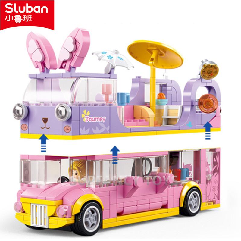 High-Quality Sluban Urban area High-Quality Building High-Quality Blocks Collection kit High-Quality Pink High-Quality Dream Construction set