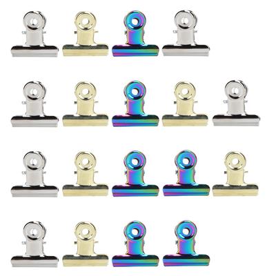 18pcs Nail Extension Clip Stainless Steel Pinching Fixing Clamp Paper Clips Manicure Tool