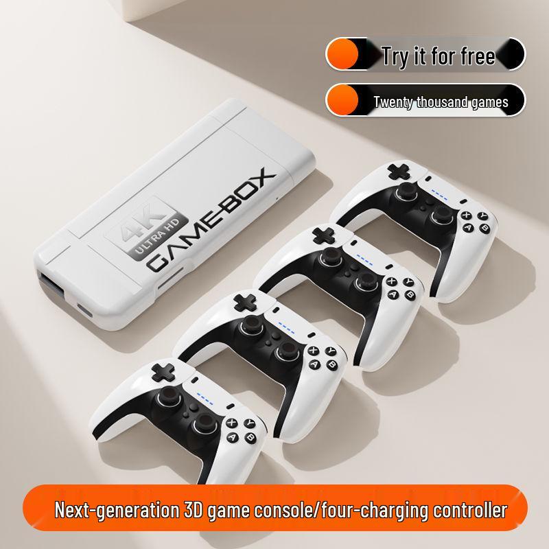 Retro HD TV Game Console: Classic Arcade Racing & Puzzle, Two-Player Sega Edition