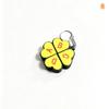 Lucky Four-Leaf Clover Keychain Clickable Buttons Stress Relief Toy Backpack Pendant Party Gift For Kids Adults