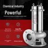 304 Stainless Steel Submersible Chemical Pump for Corrosion Resistant Drainage, Sewage, and Slurry.