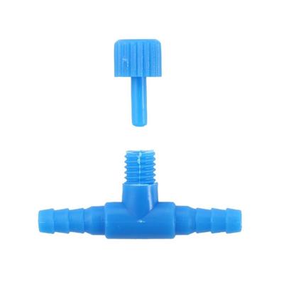 T Shaped Volume Adjustable Air Line Tube Fish Tank Accessories Aquarium Airline Regulator Pipe Connector Flow Control Valve