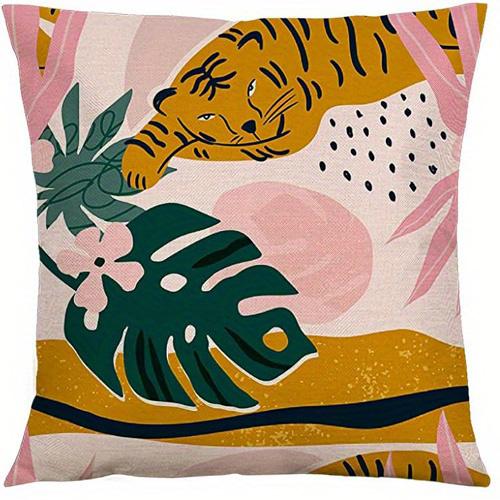 Home Decor Abstract & Animal-Patterned Pillow Covers Pattern Cushion Cover Suitable for Sofa Bedroom Car Pillow Cover