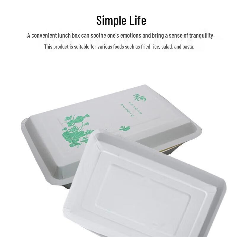 JingJingRS Disposable Takeout Food Containers with Lids