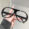 INS Popular Oversized Pilot Sunglasses in Vintage Aviator Sun Glasses Women Man Trendy Luxury Brand Design Outdoor Shades