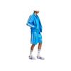 Adidas Originals Logo Stripe High Collar Long Sleeve Zip Jacket Men Outerwear Blue IZ4035