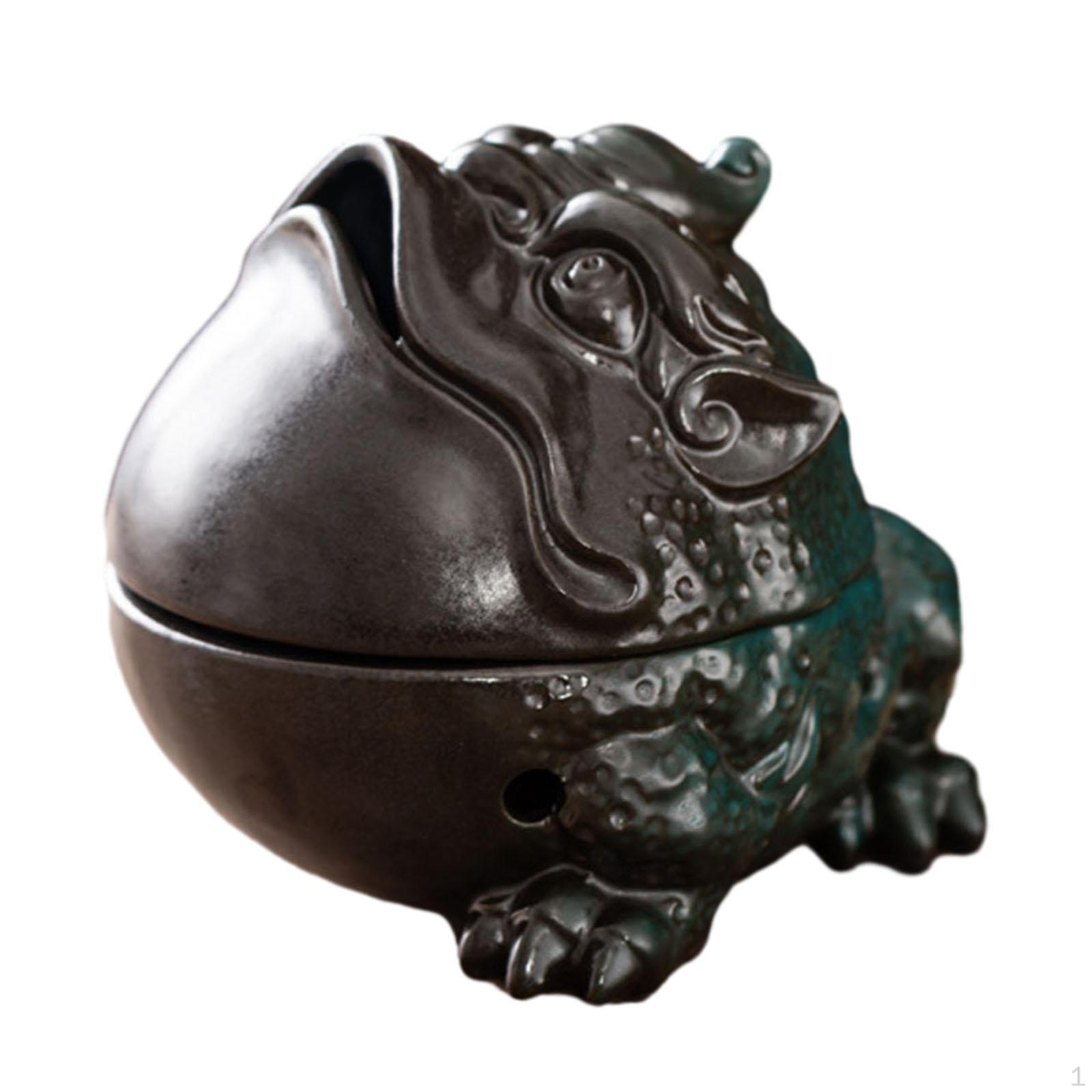 

Cense Burner Stoves Decorative Statue Decoration Home Tea Vintage Display Piece зелений