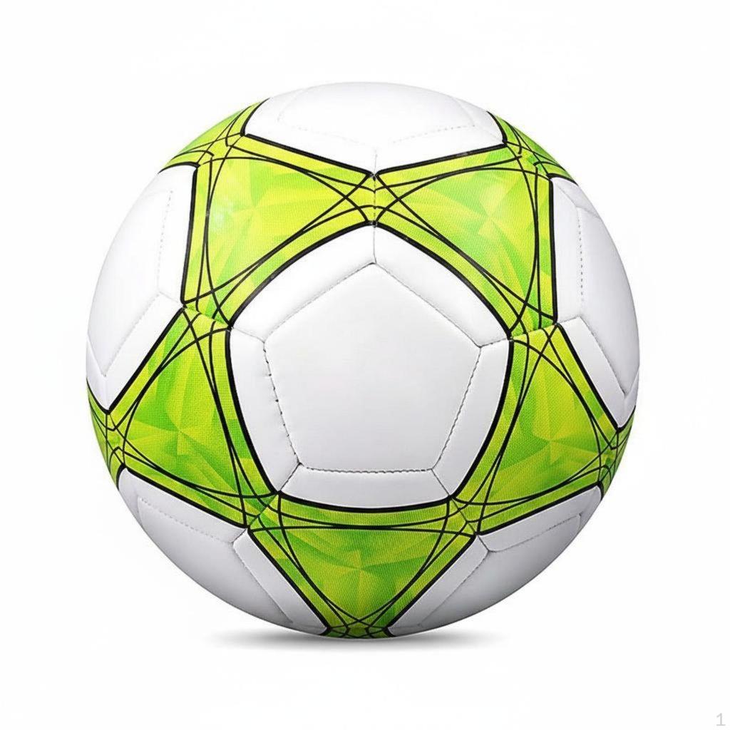 Klassischer Schwarz-Weißer Fußball Offizielle Größe & Gewicht Maschinengenähte Konstruktion