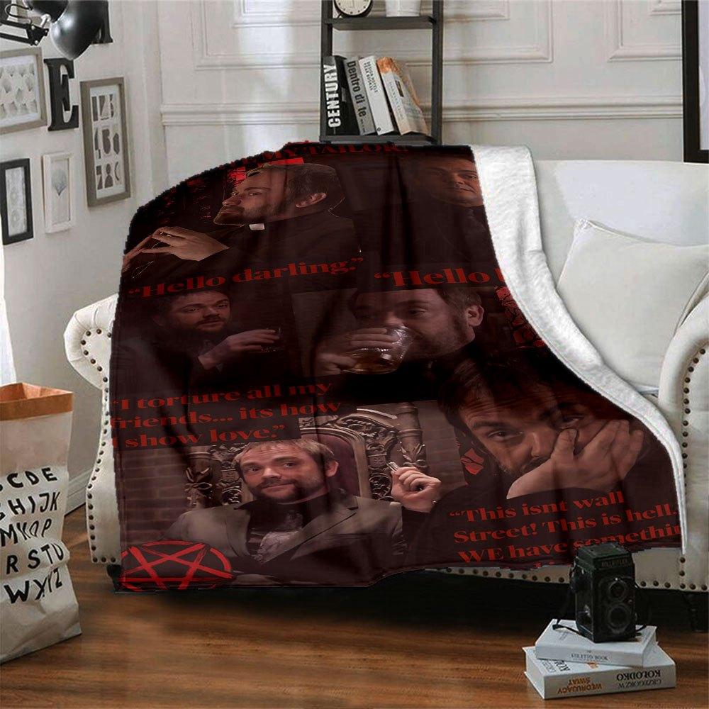 1pc Supernatural 27 Blanket Soft Warm Throw for Home, Office, Travel All Season Cozy Bedding Gift, Office Cozy Accessory
