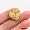 6Pcslot Real Gold Plated Space Alien Pendants Astronaut Sun Moon Star Charm Stainless Steel Charms For Jewelry Making Supplies