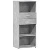 Highboard Concrete Grey 50 x 42.5 x 124 cm Particleboard
