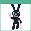 Adorable And Spooky Siren Head Horror Black Bunny Plush Stuffed Doll For Kids