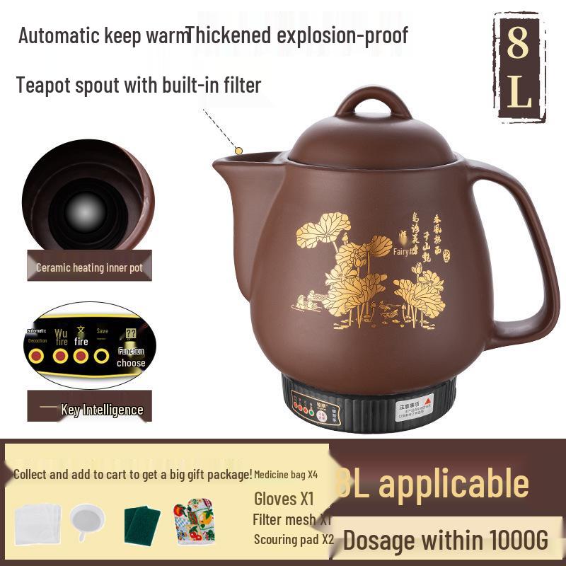 Automatic Zisha Electric Chinese Medicine Decoction Pot