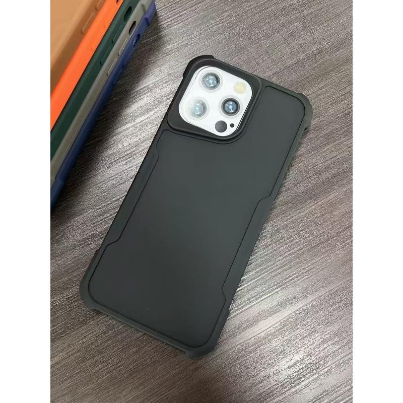 

Четырехугольный противоударный чехол-клинок, подходящий для мобильного телефона iPhone16Promax, матовый чехол-накладка Apple 15 Apple 16Plus