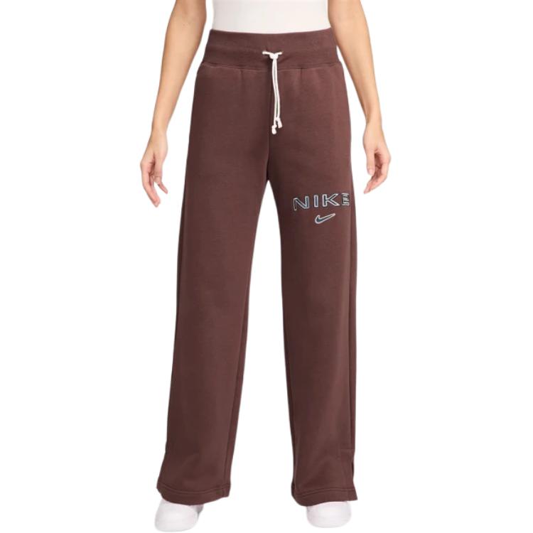 New Nike Casual Pants Women's Red Brown FV7685-218