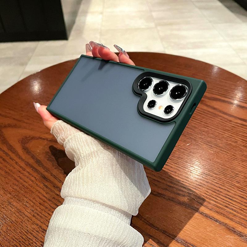 

Suitable for Samsung S24 Ultra Mobile Phone Case Phantom Matte Transparent Galaxy S25 Full Inclusive Anti Fall S23 Protection Case Samsung S23plus