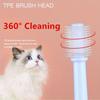 Cat Toothbrush Soft Hair Brush for Cats Mouth Cleaning Cat Brush for Teeth Cleaning Pet Grooming Cats Toothbrush Pet Products