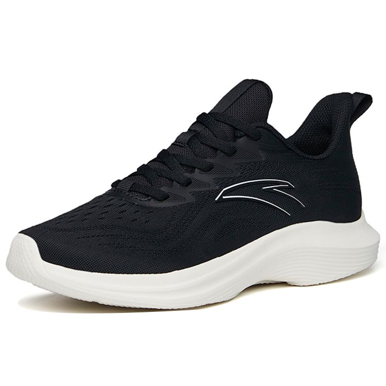 Anta Comfortable Durable Low-Top Running Shoes Women sneaker Black 122225571-1