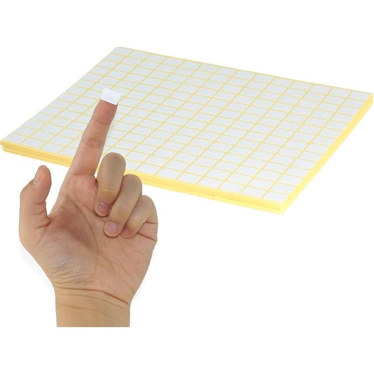 Pack of 5880, 30 Sheet White Rectangle Labels Small Blank Stickers Self Adhesive Writable Stickers for Office Home DIY Craft Supplies 0.35 x 0.5 inch