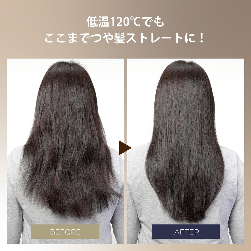 Straight Hair Iron Smooth Iron Photo Ion International Voltage with Sticker Ya-Man Plus, Compatible, YJHB6LAM2, Navy,
