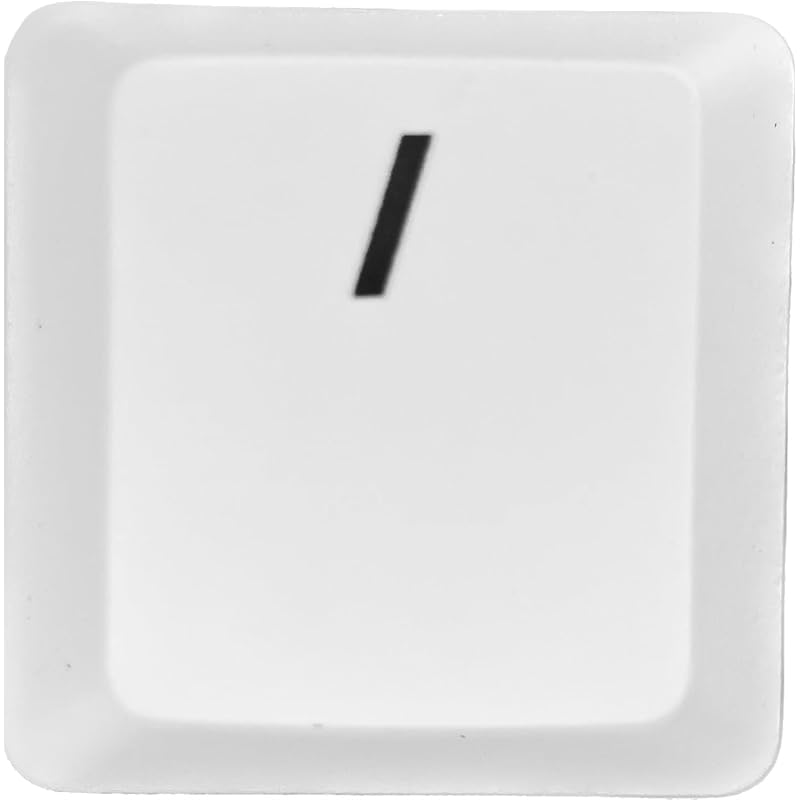

logitech G913/G913TKL/G915 replacement keycaps [Sold as 1 piece] (Light-emitting compatible) [BERGBUCH] (/(numeric keypad), White)