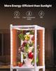 Hydroponic Growing System with Grow Light, 30 Pods Vertical 6 Tiers Hydroponic Tower, Home Hydronic Garden with Water Pump, Plants Germination Kit for