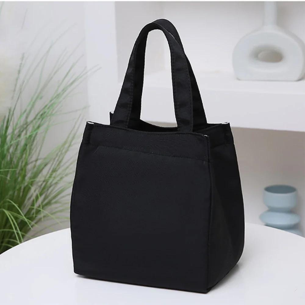 Large Capacity Lunch Bag With Aluminum Foil Insulation For Work, Simple And Practical Top Handle Bag Insulated Lunch Bag Picnic