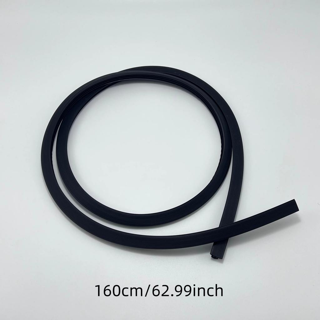1.6m Car Dashboard Sealing Strip Noise Sound Insulation Rubber Strips Front Windshield Gap Strip Auto Universal Seal Accessories