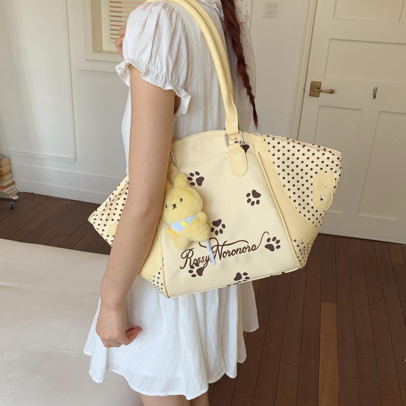 Leisure Tote Bag for School Commuting, Single Shoulder, Bowling Bag for Men