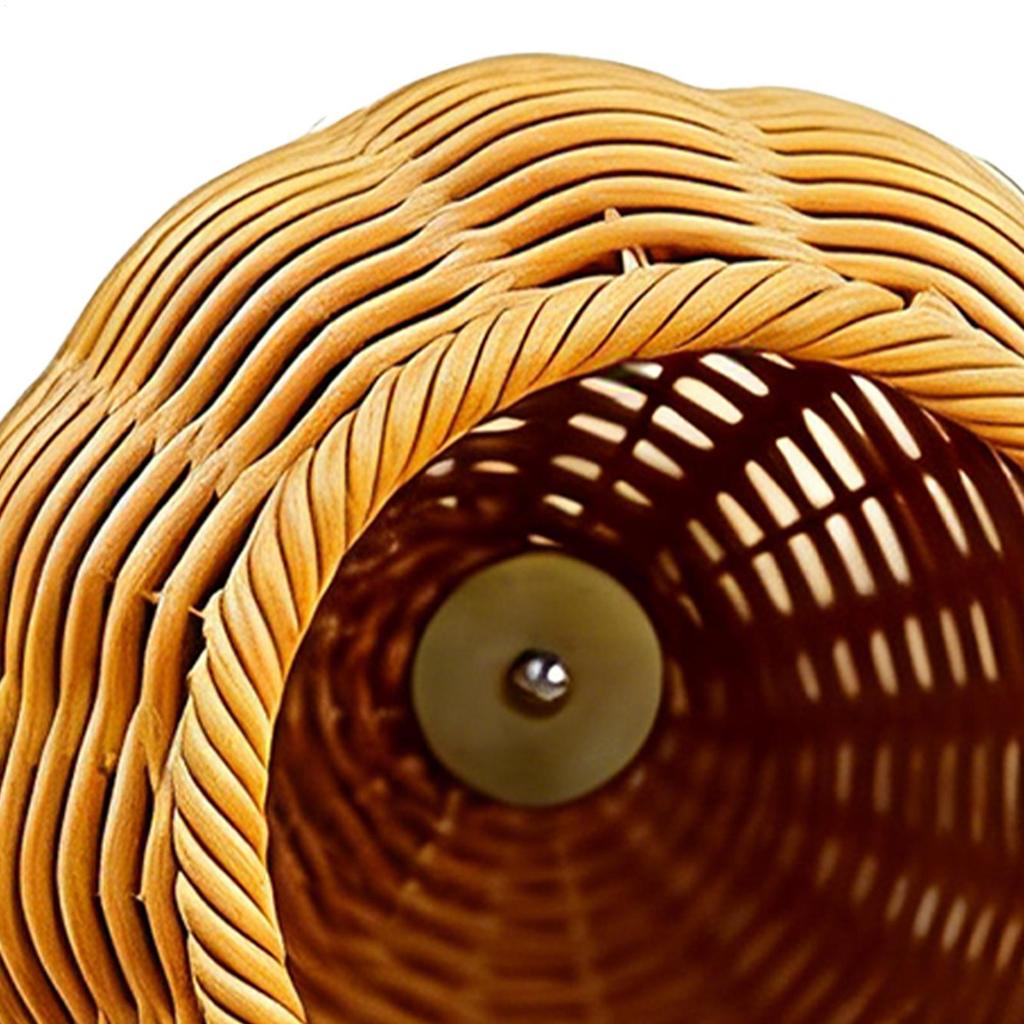 Bird Nest For Cage Artificial Rattan Breathable Handmade Nest Bird Cage Toys For Small Parrots Canaries Nesting Living Room Home