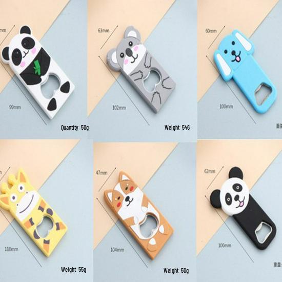 3D Cartoon Cat Magnetic Claw Beer Opener - Soft Rubber PVC
